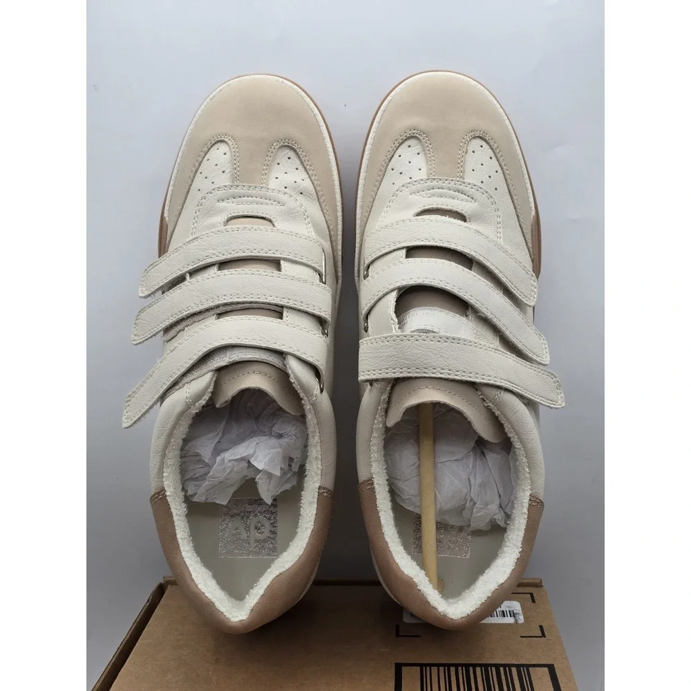 NEW Dolce Vita‎ Women's Hook Fashion Sneaker - Size 11 - Color White/Beige